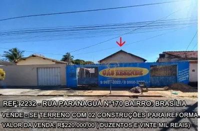Terreno à venda na Praça Gaioso Neves, Brasília, Araguari