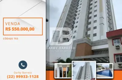 Apartamento com 2 quartos à venda na Rua Conselheiro José Fernandes, Parque Pelinca, Campos dos Goytacazes