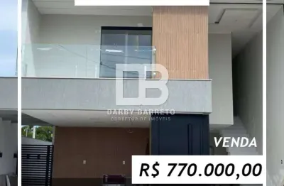 Casa em condomínio fechado com 3 quartos à venda na Av. Nossa Senhbora Do Carmo, Cidade Jardim, Campos dos Goytacazes