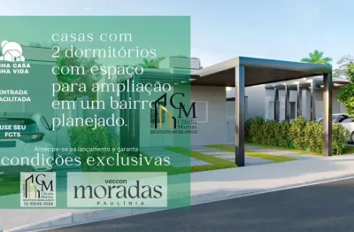 Casa para venda em paulínia, saltinho, 2 dormitórios, 1 banheiro, 1 vaga