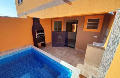 Casa em condomínio fechado com 2 quartos à venda no Cibratel II, Itanhaém 