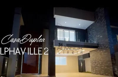 Casa duplex à venda no condomínio alphaville 2, vitória da conquista/ba