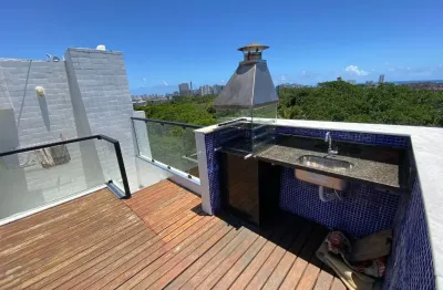 Vendo cobertura de 140m2, na av acm, próximo ao hospital aliança, materday,