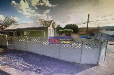 Duas casas de alvenaria, edificadas em um terreno de esquina com 347m2, por r$ 230.000 - carnascialli