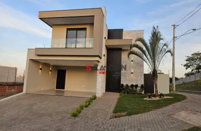 Casa com 3 dormitórios à venda, 240 m² por r$ 2.230.000 - condominio residencial damha - piracicaba/sp