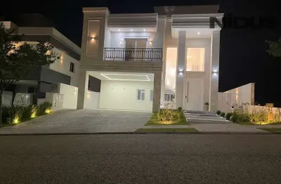 Casa em Condomínio de Luxo em Alphaville Nova Esplanada - Votorantim-SP: 3 Quartos, 3 Suítes, 2 Salas, 5 Banheiros, 4 Vagas de Garagem!