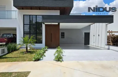 Casa em Condomínio de Luxo em Sorocaba-SP  3 Quartos, 3 Suítes, 2 Salas  Condomínio Residencial Flores  176,49m²  4 Vagas