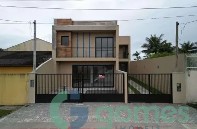 Sobrado com 3 dormitórios à venda, 110 m² - brejatuba - guaratuba/pr