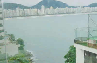 Praia de astúrias sobre o mar vista deslumbrante as praias de astúrias, pitangueiras, tombo, 140 m² úteis, lazer total, garagem!
