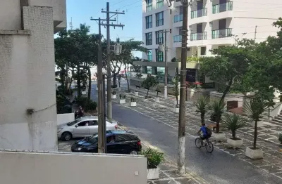 Apartamento mobiliado, no calçadão, 50 metros da praia na pitangueiras - guarujá