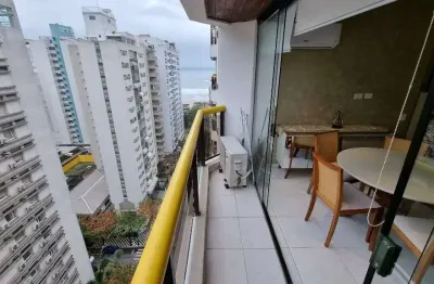 Flat com 2 dormitórios à venda, 76 m² - pitangueiras - guarujá/sp