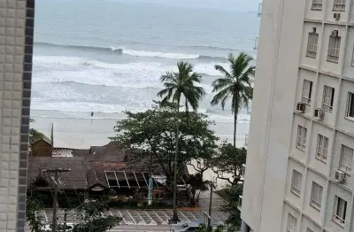 Pitangueiras – na quadra da praia com maravilhosa vista mar, vaga de garagem demarcada no prédio, 95 m² úteis, condondomínio baixo.