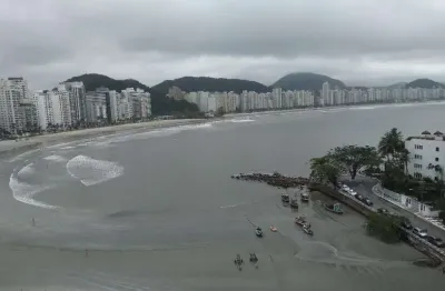 Astúrias - frente ao mar, totalmente reformado, maravilhosa vista, lazer com piscina, 02 churrasq., salão de festas e jogos, quadra, vaga de garagem