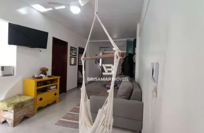 Apartamento com 1 dormitório à venda, 50 m² por r$ 300.000,00 - astúrias - guarujá/sp