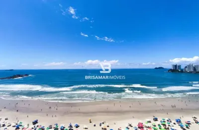 Pitangueiras- frente ao mar com maravilhosa vista ao mar , garagem demarcada no prédio.
