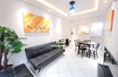 Apartamento com 1 dormitório à venda, 45 m² por r$ 240.000 - enseada - guarujá/sp