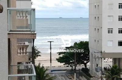 Pitangueiras- no calçadão com maravilhosa vista mar , garagem demarcada no prédio.