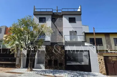 Coberttura nova | 2 dormitórios (1 suíte) | 1 vaga | espaço livre de aproximadamente 98m²