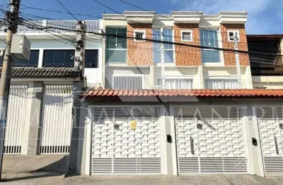 Sobrado à venda de porteira fechada com 3 dormitórios, suíte, quintal gourmet e 2 vagas – vila salete/sp
