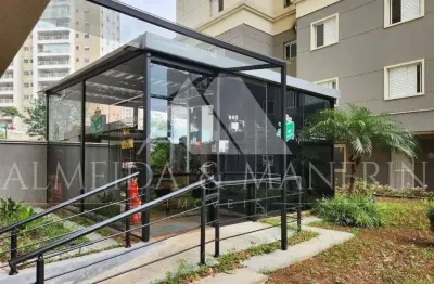 Lindo apartamento 60m² - 2 dormitórios(1 suíte), 1 vaga e totalmete mobiliado.