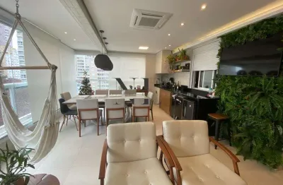 Apartamento garden para venda em santos, boqueirão, 3 dormitórios, 3 suítes, 5 banheiros, 2 vagas