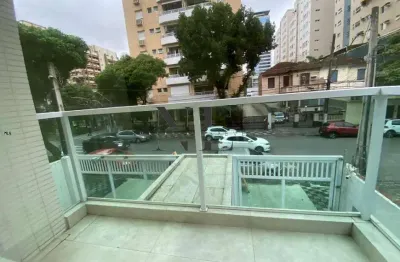 Casa sobreposta para venda em santos, gonzaga, 3 dormitórios, 2 suítes, 5 banheiros, 2 vagas