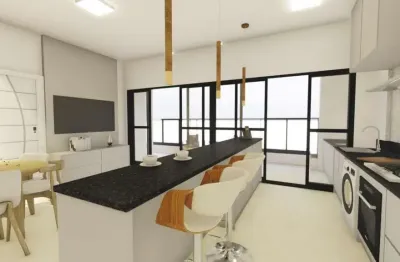 Apartamento para venda em santos, josé menino, 2 dormitórios, 1 suíte, 2 banheiros, 2 vagas