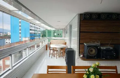 Apartamento garden para venda em são vicente, centro, 3 dormitórios, 3 suítes, 5 banheiros, 2 vagas
