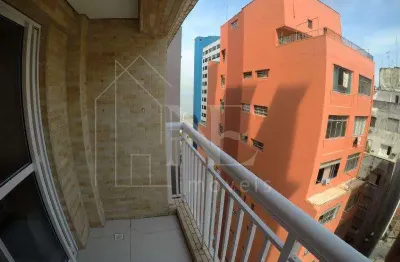 Apartamento para venda em santos, josé menino, 2 dormitórios, 1 banheiro, 1 vaga