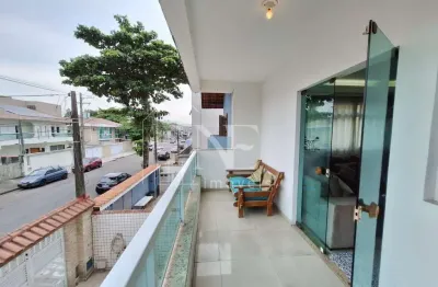 Casa sobreposta para venda em santos, estuário, 3 dormitórios, 3 suítes, 5 banheiros, 1 vaga