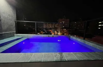Sobrado para venda em santos, marapé, 2 dormitórios, 2 suítes, 5 banheiros, 1 vaga