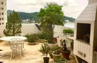 Cobertura para venda em são vicente, centro, 4 dormitórios, 3 suítes, 5 banheiros, 3 vagas