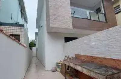 Sobrado para venda em santos, aparecida, 2 dormitórios, 2 suítes, 2 banheiros, 1 vaga
