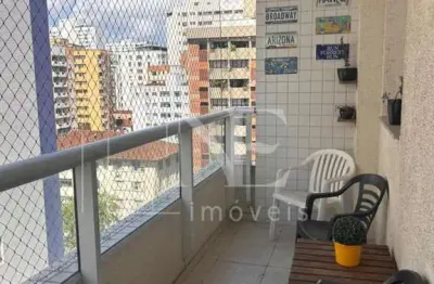 Apartamento para venda em são vicente, centro, 2 dormitórios, 2 suítes, 3 banheiros, 1 vaga