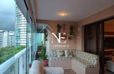 Apartamento para venda em santos, gonzaga, 3 dormitórios, 3 suítes, 5 banheiros, 2 vagas
