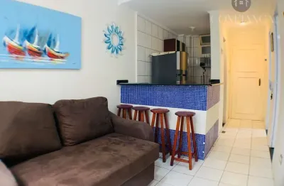 Apartamento para venda em guarujá, pitangueiras, 1 dormitório, 1 banheiro