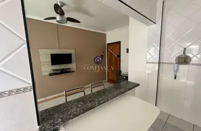 Apartamento para venda em praia grande, tupi, 1 dormitório, 1 banheiro, 1 vaga