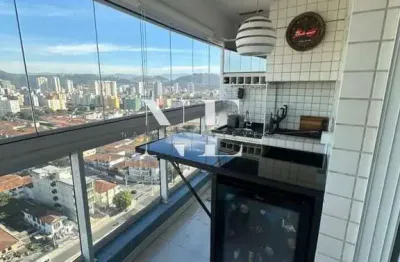 Apartamento para locação em santos, boqueirão, 2 dormitórios, 1 suíte, 2 banheiros, 2 vagas