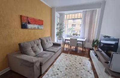 Apartamento para venda em santos, boqueirão, 2 dormitórios, 2 banheiros, 1 vaga