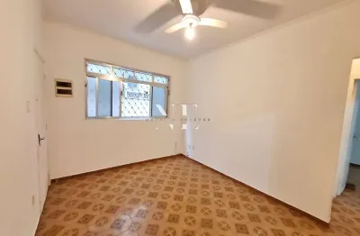 Apartamento para venda em santos, boqueirão, 2 dormitórios, 1 banheiro, 1 vaga