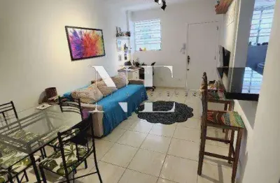Apartamento para venda em santos, pompéia, 1 dormitório, 1 banheiro, 1 vaga