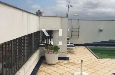 Cobertura para venda em santos, ponta da praia, 4 dormitórios, 2 suítes, 4 banheiros, 3 vagas