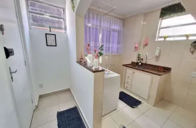 Sala living para venda em santos, ponta da praia, 1 dormitório, 1 banheiro, 1 vaga