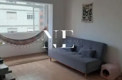 Apartamento para venda em santos, josé menino, 1 dormitório, 1 banheiro, 1 vaga