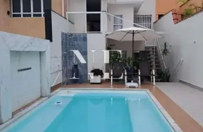 Sobrado geminado para venda em santos, campo grande, 3 dormitórios, 1 suíte, 3 banheiros, 2 vagas