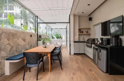 Apartamento garden para venda em santos, marapé, 3 dormitórios, 1 suíte, 3 banheiros, 2 vagas