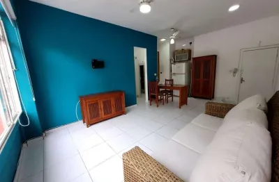 Apartamento para venda em santos, pompéia, 1 dormitório, 1 banheiro, 1 vaga