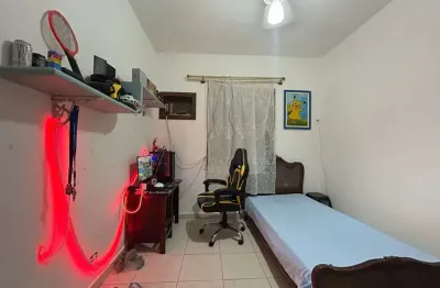 Casa sobreposta para venda em santos, boqueirão, 3 dormitórios, 2 banheiros, 2 vagas