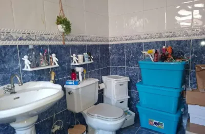 Casa sobreposta para venda em santos, boqueirão, 2 dormitórios, 1 suíte, 3 banheiros, 1 vaga