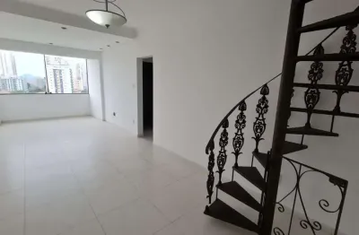 Cobertura duplex para venda em santos, ponta da praia, 3 dormitórios, 1 suíte, 3 banheiros, 1 vaga